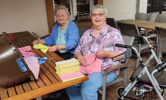 Hausarbeiten im Seniorenzentrum Goeckestift