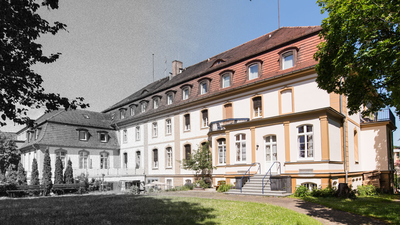 Gebäude Goeckestift alt und neu